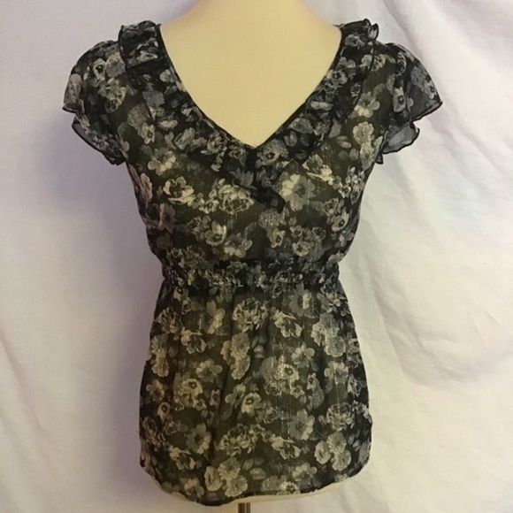 Retro Y2K gothic roses summer top - Picture 7 of 13